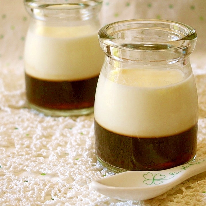 コーヒー パンナコッタの2層ゼリー レシピ 作り方 By 京たまご86 楽天レシピ コーヒー パンナコッタの2層ゼリー レシピ 作り方 By 京たまご86 楽天レシピ